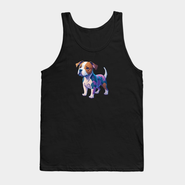 Puppy Pitbull Tank Top by ColorCanvas